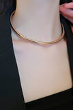 Looking At You 18K Gold Plated Chocker Necklace