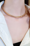 Looking At You 18K Gold Plated Chocker Necklace